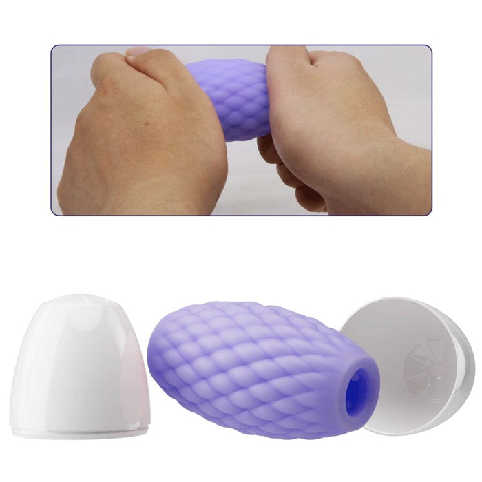 Pretty Love - Athena Eros Masturbador Masculino Silicona Morado