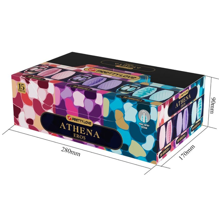 Pretty Love - Athena Eros Pack 15 Masturbadores Masculinos Varios