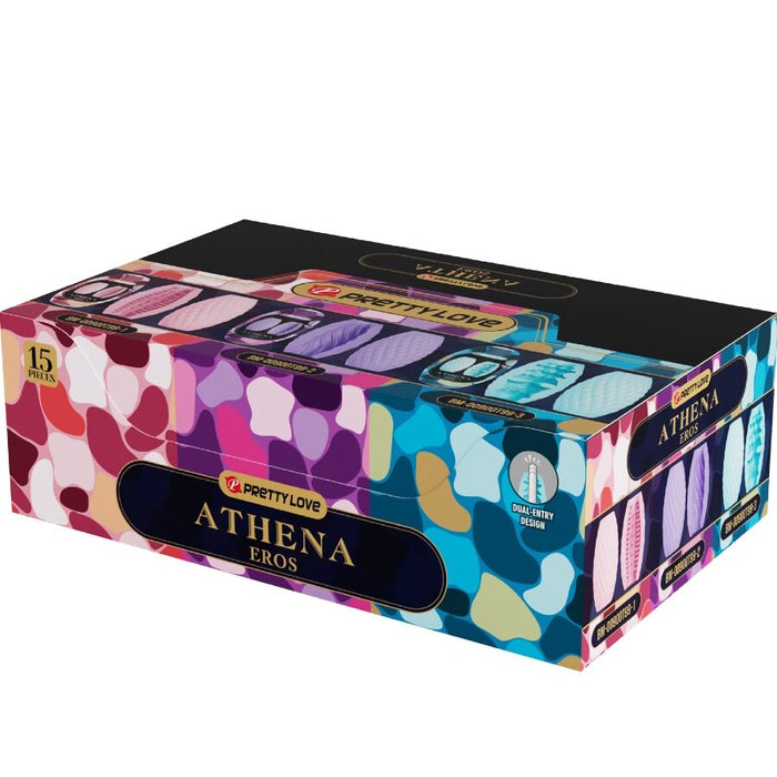 Pretty Love - Athena Eros Pack 15 Masturbadores Masculinos Varios