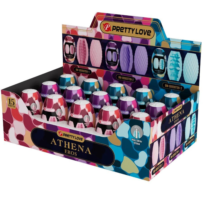 Pretty Love - Athena Eros Pack 15 Masturbadores Masculinos Varios