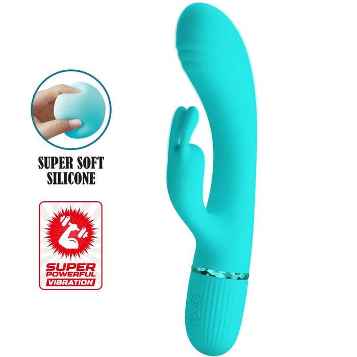 Pretty Love - Scocco Vibrador Rabbit Turquesa