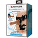 Pretty Love - Harness Briefs Universal Con Dildo Vibración Y Squirting 15.5 Cm Mulato