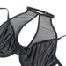 Subblime - 957599 Conjunto Sujetador Y Falda De Cuero Negro L/xl