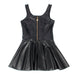 Subblime - 957667 Vestido De Cuero Con Cremallera De Corazón Negro S/m