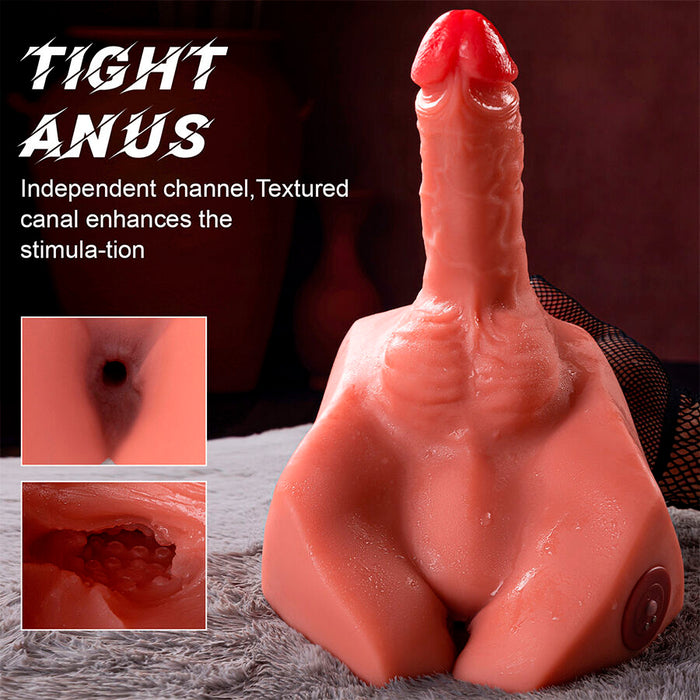 Xise - Michael Masturbador Dildo Y Ano Realístico Con Thrusting 15 Cm