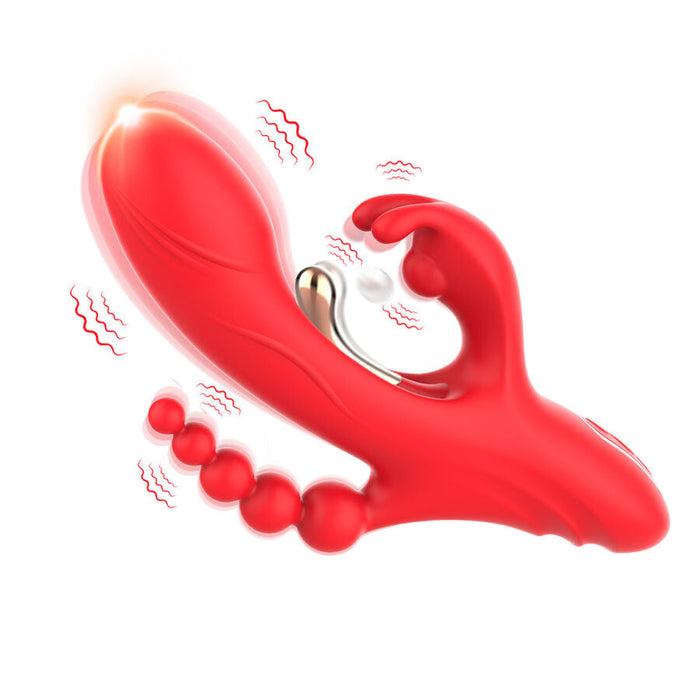 Armony - Vibrador Estimulador Punto G Y Clítoris Rojo