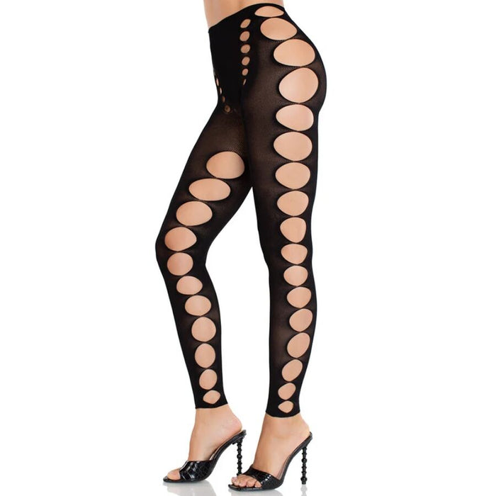 Leg Avenue - Medias Opacas Sin Tirantes Y Costuras Negro