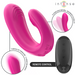 Intense - Janet Estimulador Y Vibrador Dual En Forma De U Con Control Remoto Rosa