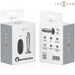 Intense - Plug Anal 10 Vibraciones Metal En Forma De Dildo Con Control Remoto S
