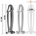Intense - Plug Anal 10 Vibraciones Metal En Forma De Dildo Con Control Remoto M