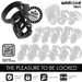 Addicted Toys Locked - Gilden Cage Jaula Para Pene De Silicona 8,5 Cm