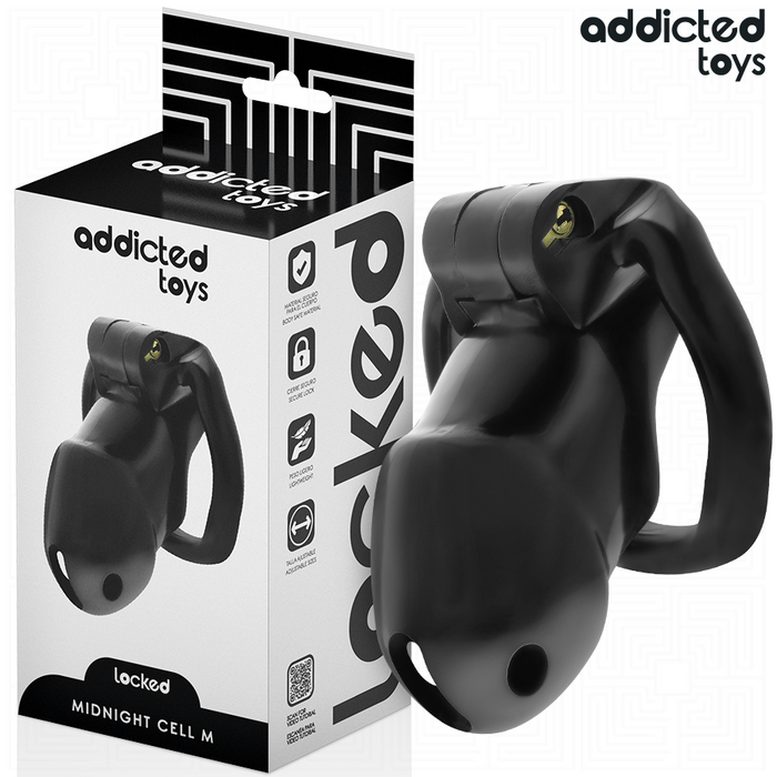 Addicted Toys Locked - Mindnight Cell Jaula Para Pene Talla M