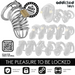Addicted Toys Locked - Iron Cell Jaula Para Pene De Metal Talla M