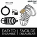 Addicted Toys Locked - Iron Cell Jaula Para Pene De Metal Talla M