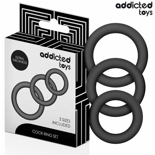 Addicted Toys - Set De Anillos Silicona Modelo 1