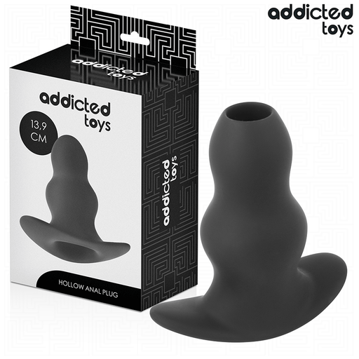 Addicted Toys - Plug Anal Hueco Silicona Talla Xl 13,9 Cm