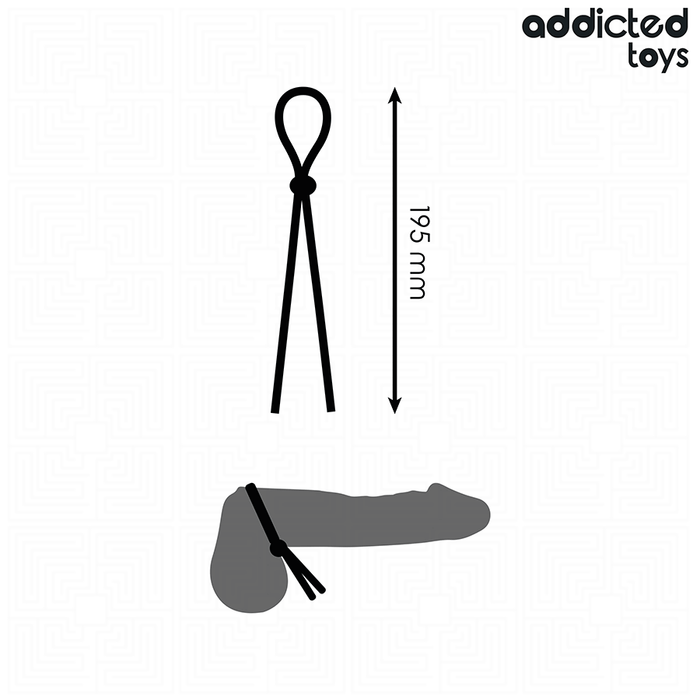 Addicted Toys - Cuerda Silicona Para El Pene De Lazo Simple