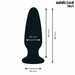 Addicted Toys - Plug Anal Con Joya Silicona Talla S 8,8 Cm