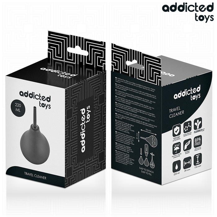 Addicted Toys - Limpiador Anal De Viaje Talla L 220 Ml