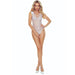 Passion - Bs109 Bodystocking Mariposa Blanco