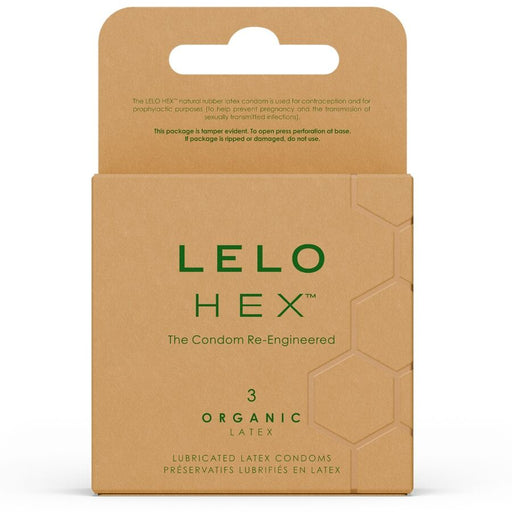 Lelo - Hex Organic Preservativo Caja 3 Uds