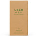 Lelo - Hex Organic Preservativo Caja 12 Uds