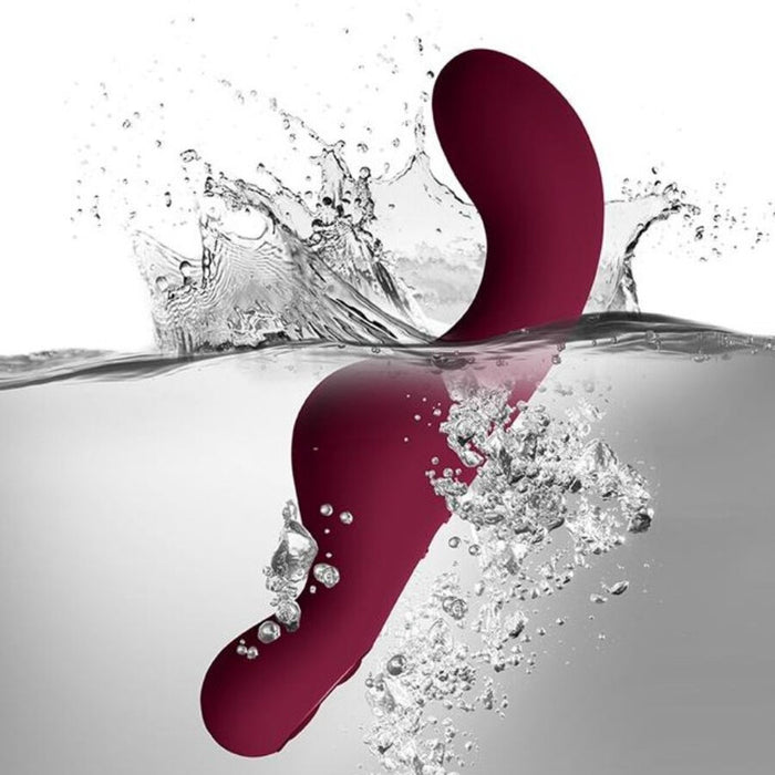 Vibrador Del Punto G Varita Wand  Ruby Glow Blush Rojo