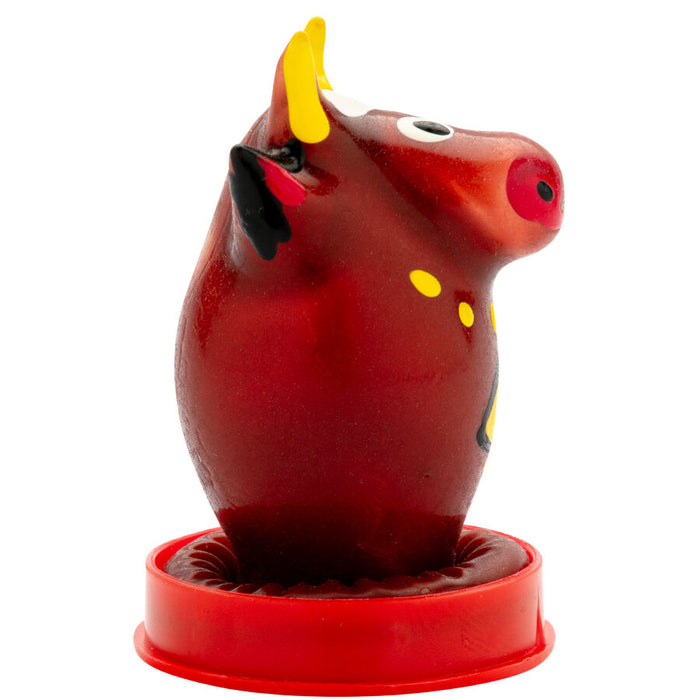 Condomerie - Preservativo Decorativo Pintado A Mano Toro Modelo 1