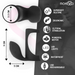 Moressa - Brandon Potente Anillo Vibrador Con Funda De Engrosamiento Masculino