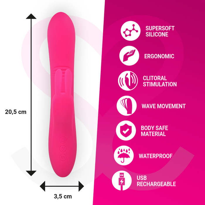 Moressa - Ethan Efecto Wave Mas Potente Vibración Premium Silicone Recargable