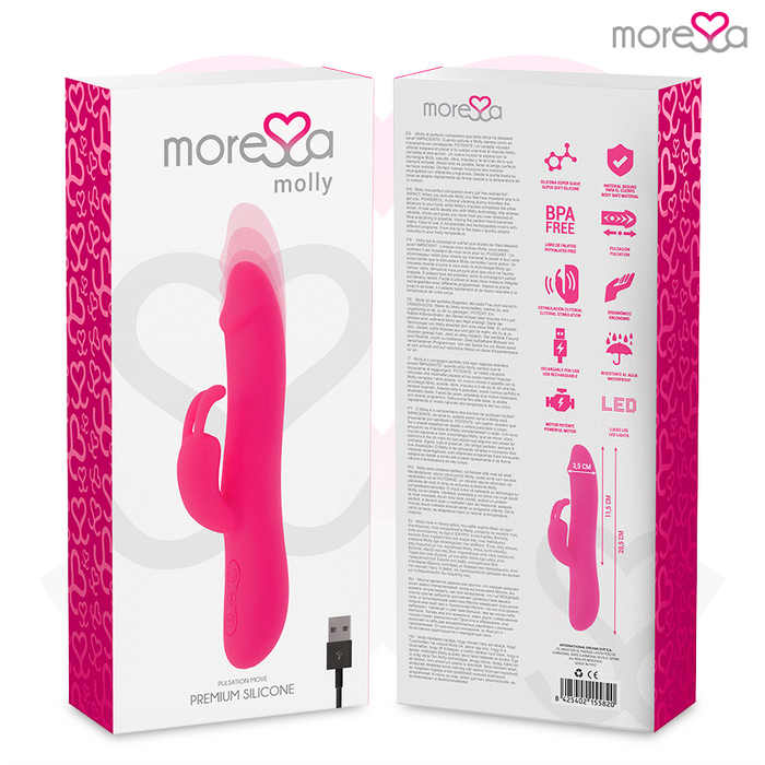 Moressa - Molly Impulsor Up&down Y Potente Vibración Premium Silicone Recargable