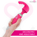 Moressa - Odilon Wand Potente Motor Mas Dos Cabezales Premium Silicone Recargable