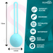 Moressa - Osian One Entrenamiento Suelo Pelvico 51gr Premium Silicona Turquesa