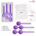Moressa - Osian Set Osian One; 51 Gr / Osian Two; 101 Gr / Osian Three 85 Gr Premium Silicona Lila