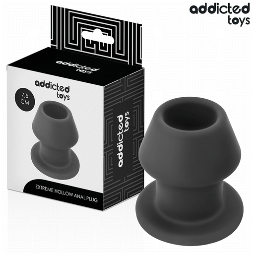 Addicted Toys - Plug Anal Hueco Extrem Silicona Talla S 7,5 Cm