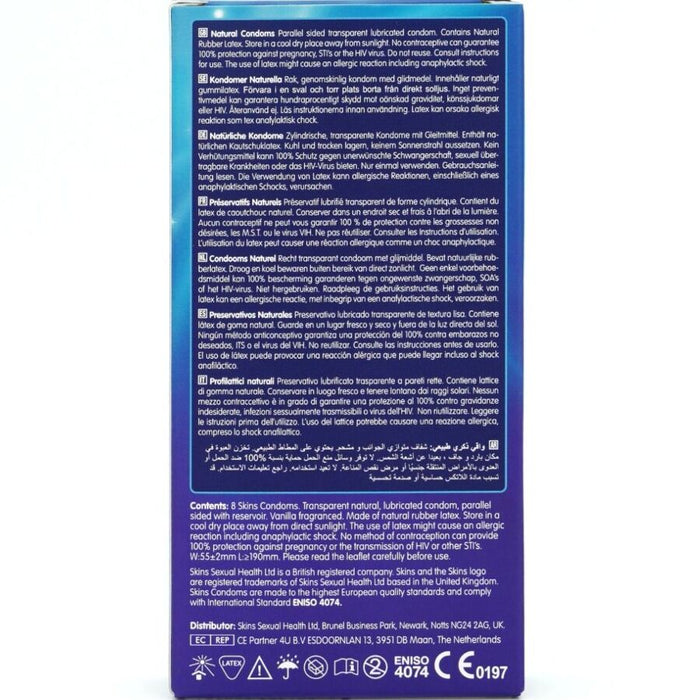 Skins - Natural Preservativos Premium Pack 8