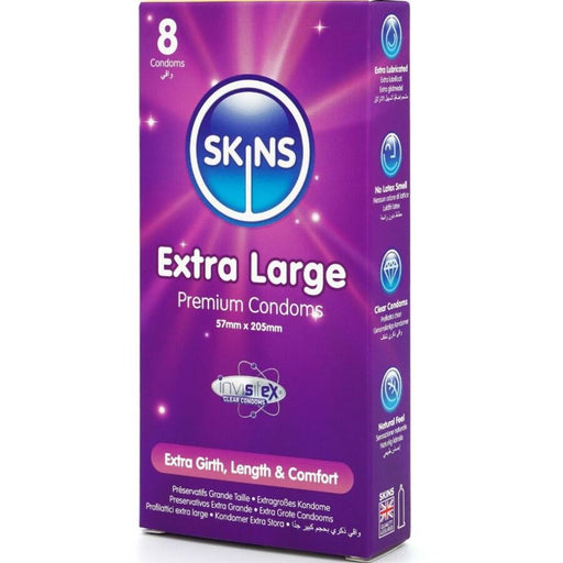 Skins - Tamaño Xl Preservativos Premium Pack 8