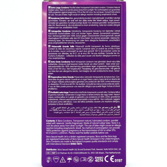 Skins - Preservativo Xxl 12 Uds