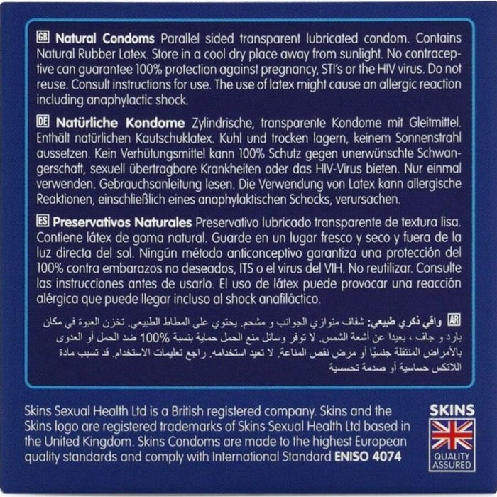 Skins - Natural Preservativos Premium Pack 4