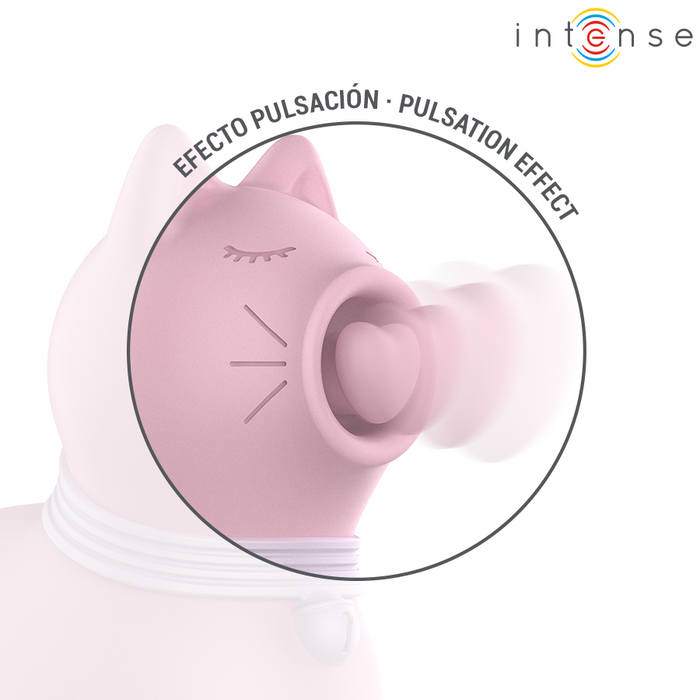 Intense - Marie Estimulador Con Lengua Efecto Pulsación Rosa