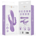 Intense - Miko Triple Vibrador Rabbit & Estimulador & Anal 7 Vibraciones Morado