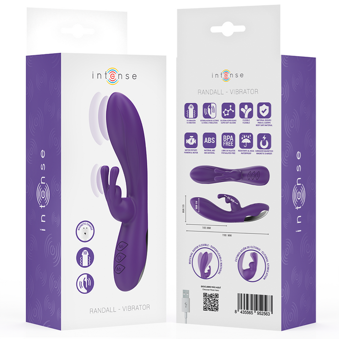 Intense - Randall Vibrador Rabbit 10 Vibraciones Morado