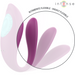 Intense - Annie Estimulador & Vibrador Forma De U Morado Control Remoto
