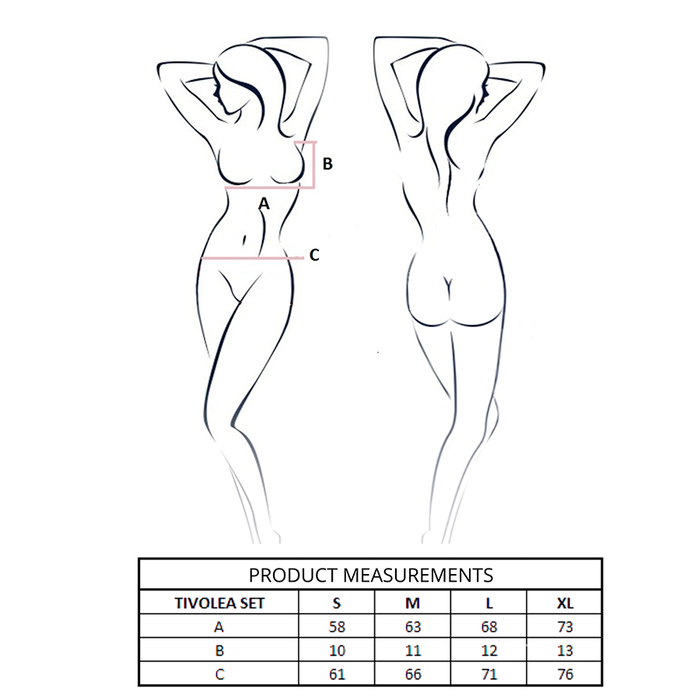 Passion - Tivolea Set Sujetador + Tanga Violeta S/m
