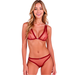 Passion - Belissana Set Sujetador + Tanga Burdeos S/m