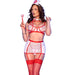 Chilirose - Cr 4868 Disfraz Enfermera Blanco/rojo S