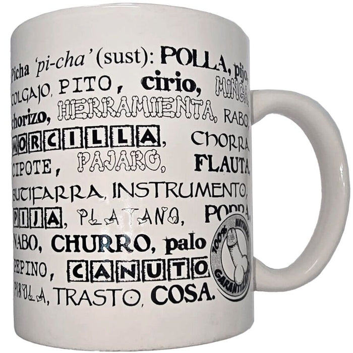 Taza Mug Sinonimos Penes 370ml