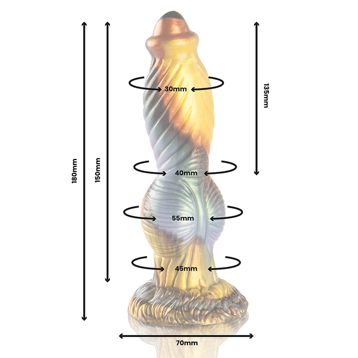 Epic - Phoenix Dildo El Resurgir Del Placer Recargable Control Remoto