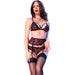 Chilirose - Cr 4883 Set Cuatro Piezas Negro Xl