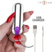 Intense - Karen Mini Bala Vibradora 10 Modos Recargable Plateado